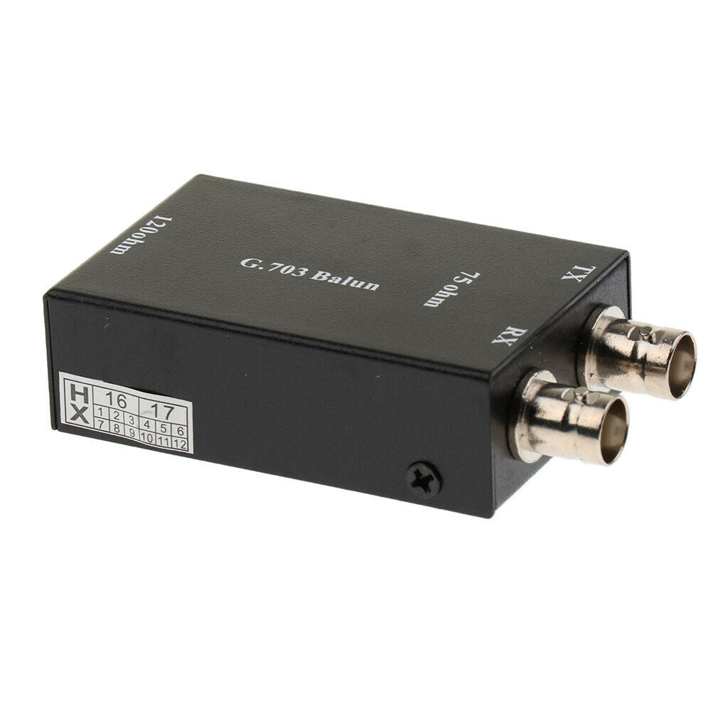 2Pcs BNC Coax to  Ethernet Converter Adapter Video Baluns for  Cams