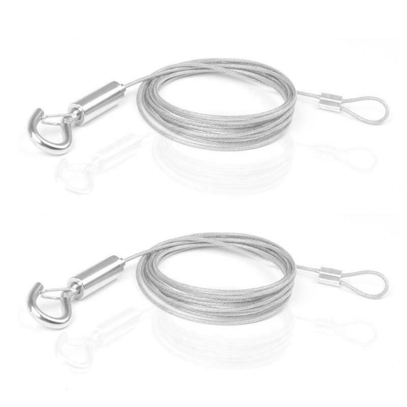 2 Packs Heavy Duty Frame Hanger Rope Picture Hanging Wire Supports up to 20 KG