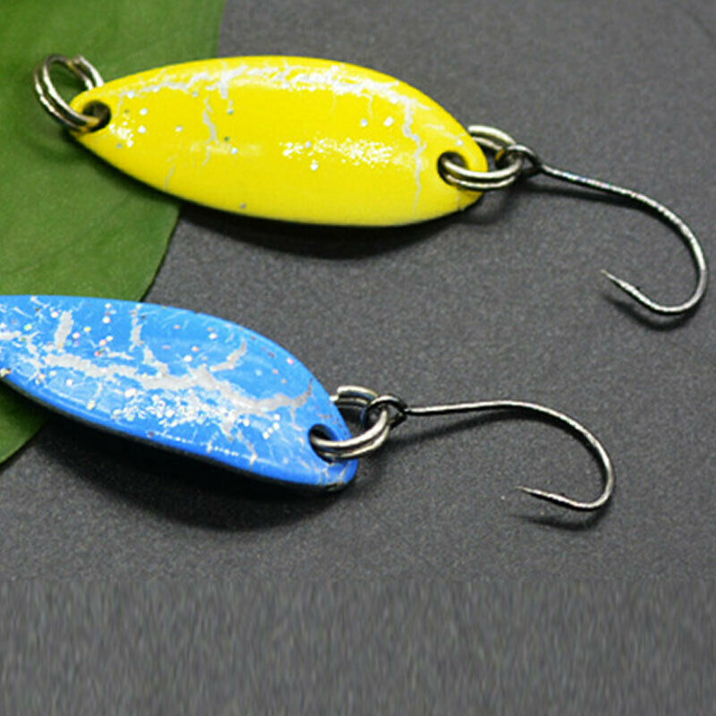 5PCS Mini 3.5g Spoon Fishing Lure 30mm Metal Jigging Lure Baits Swimbait .l8