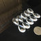 10Pcs 28mm Clear Glass Crystal Prism Tear Drop DIY Pendant Chandelier Jewelry