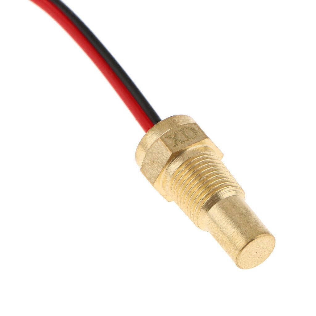 12V-24V Car Truck Digital Water Temp Temperature Sensor Head Plug 10+17+21mm