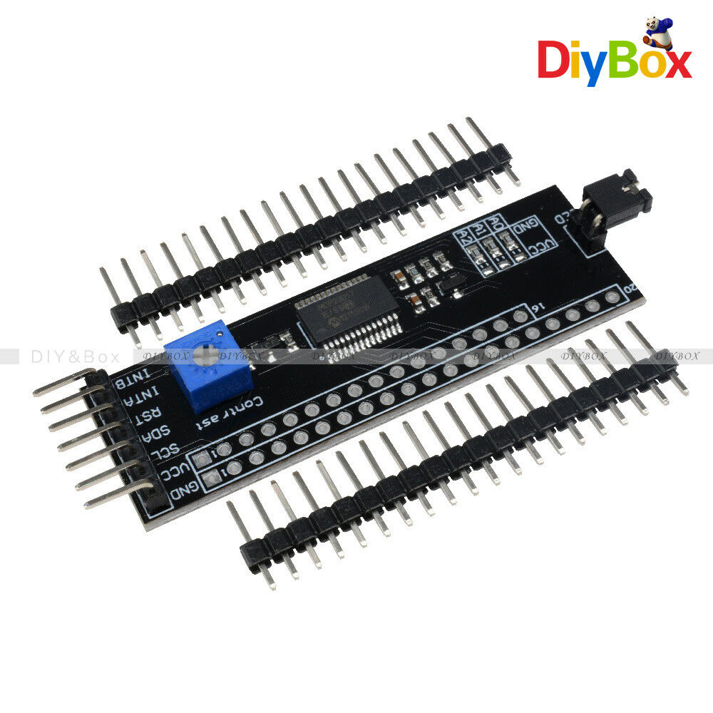 5V 1602/2004/12864 IIC/I2C LCD Serial Interface MCP23017 Expander for Arduino