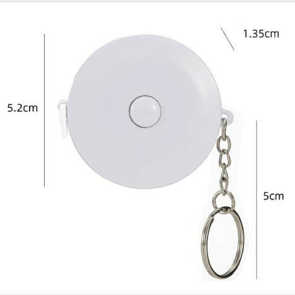 Fish Measuring Ruler Soft Tape Measurement Tackle Tool Compact Portable