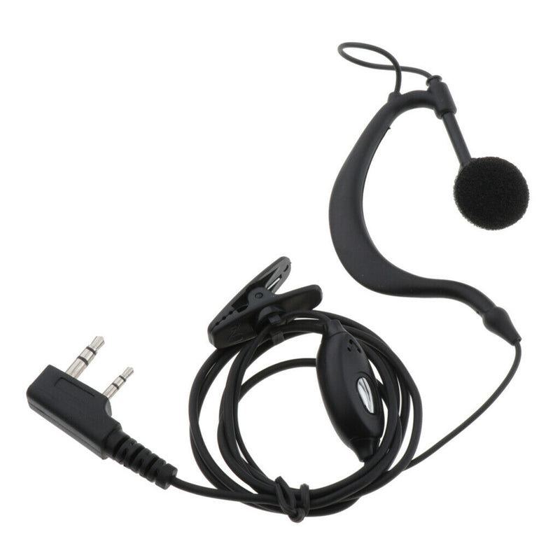2 PIN Headset For Two Way Radio Earbuds Interphone Headphones For  UV5R