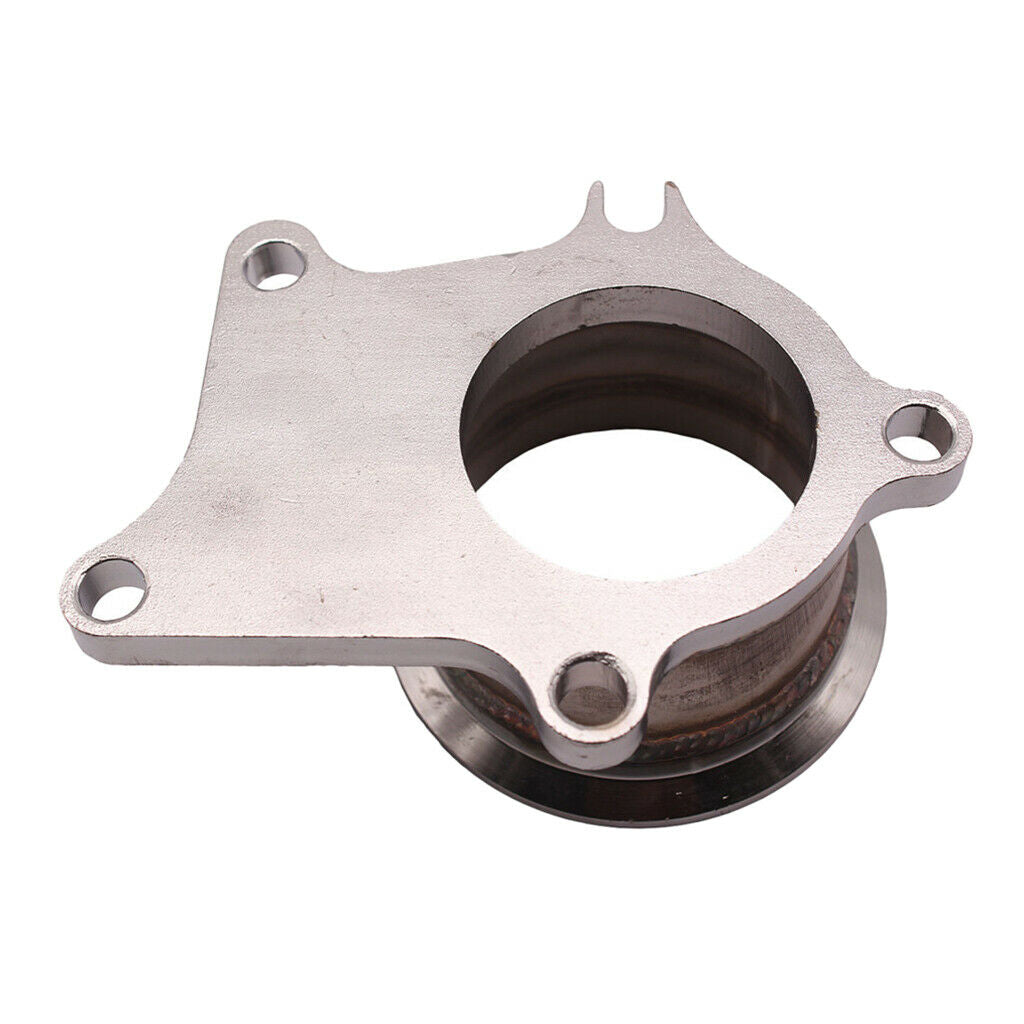 For T3 T4 5 Bolt to 3'' V Band Turbo Exhaust Flange Stainless Steel Adapter