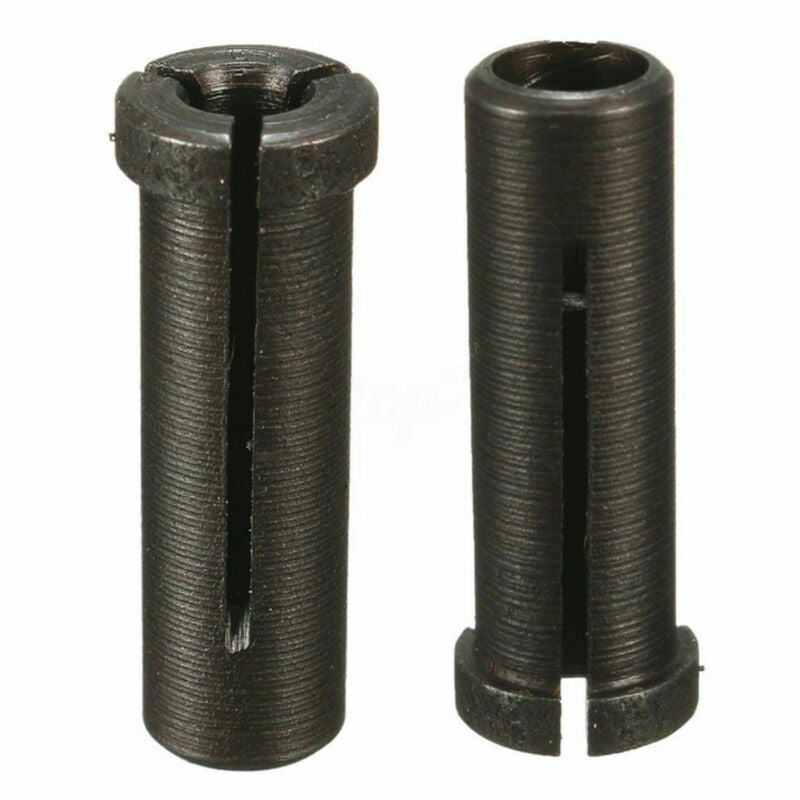 3pcs 1/4" to 1/8" Black Reducer Adapter Chuck Collet For Die Grinder Tool 20mm
