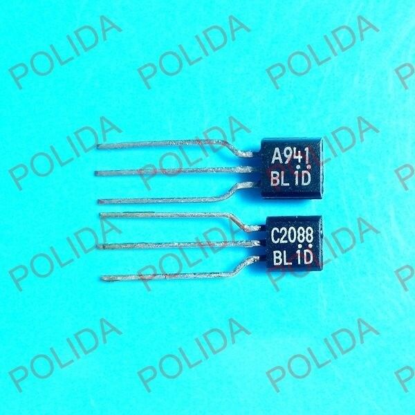 1pairs  Transistor TOSHIBA TO-92 2SA941/2SC2088 A941/C2088