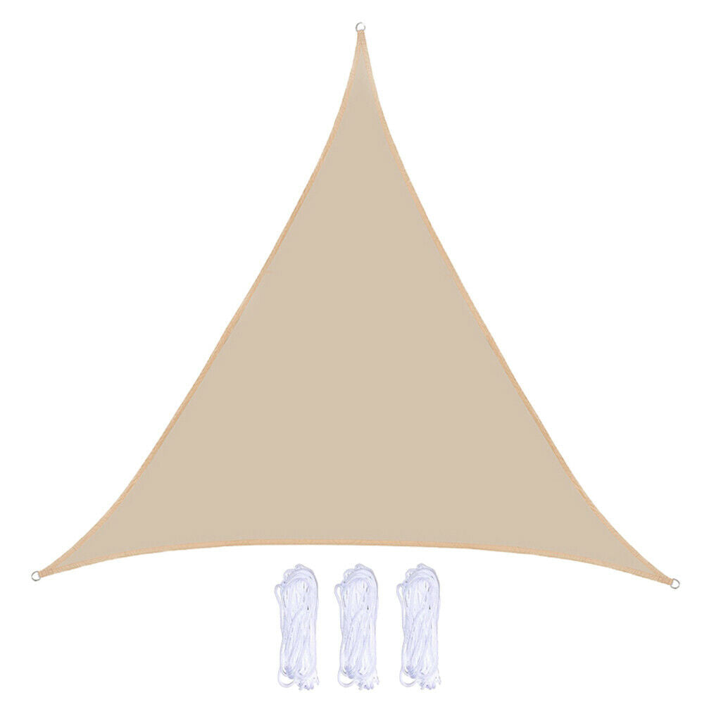 Sun Shade Sail UV Block Patio Canopy 3x3x3m for Garden Activities Beige