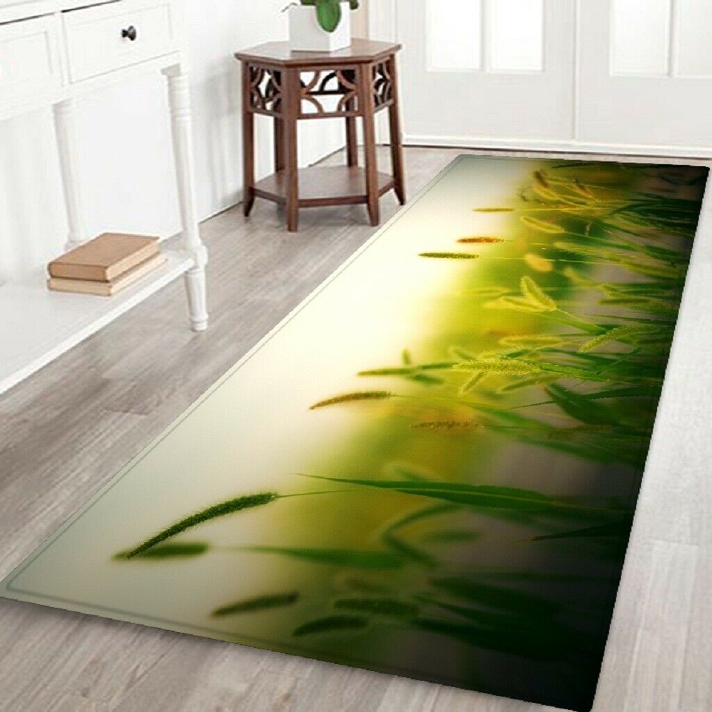 Floor Mat Non-slip Area Runner Kids Crawling Mat Dog Tail Grass 180x60cm