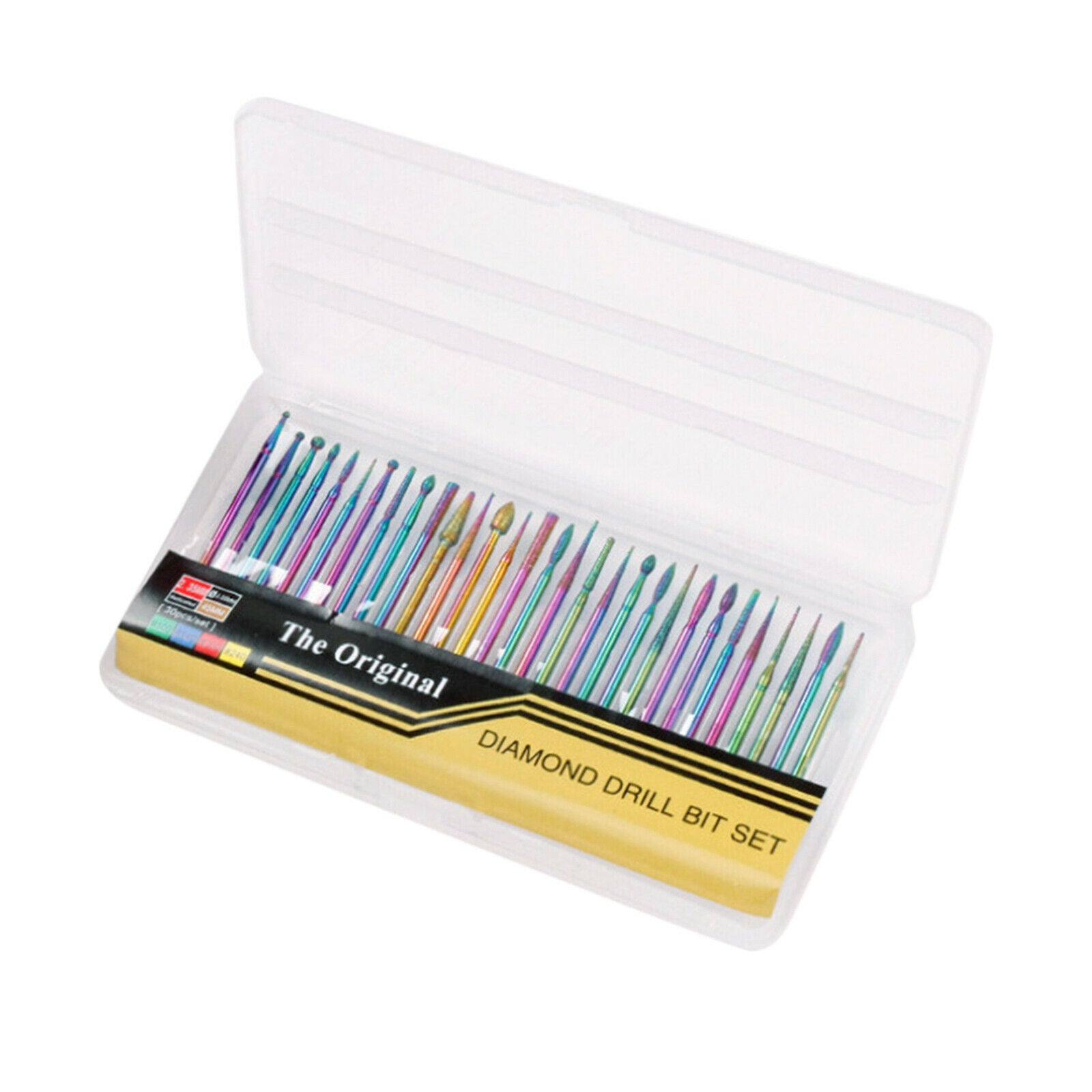 Nail Drill Burr Bits Colorful Milling Cutter Bit Manicure Pedicure Tools for