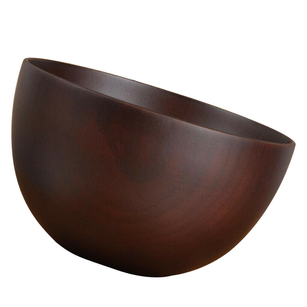 2x Large Natural Wooden Bowl of Rice Noodles