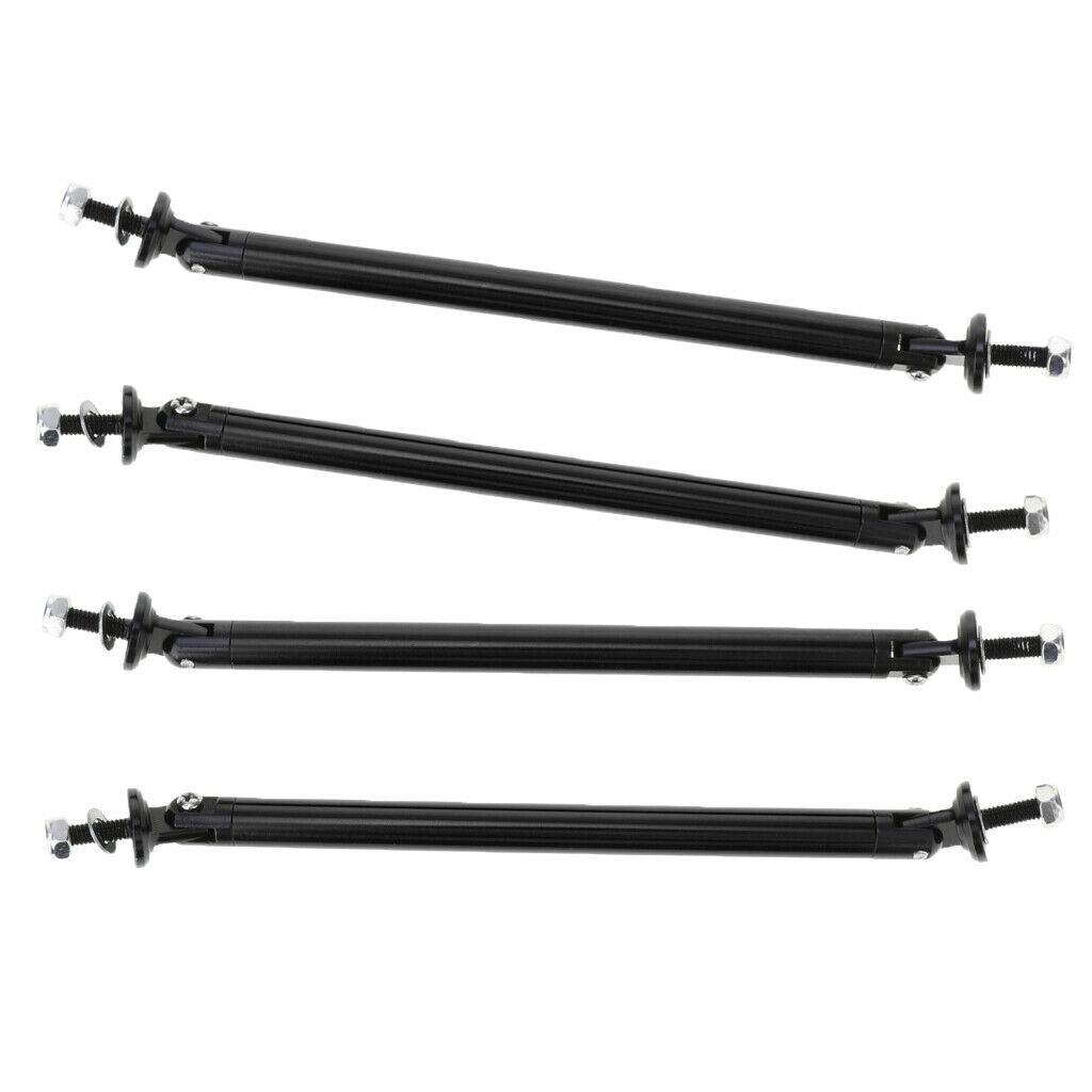 4 Pieces Front / Rear Adjustable Wind Splitter Bumpers