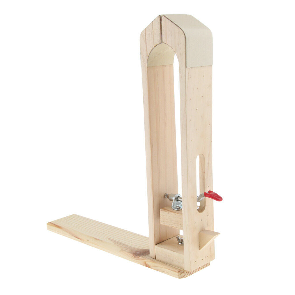 Heavy Duty Solid Wood Leather Sewing Clamp for Securely Holds