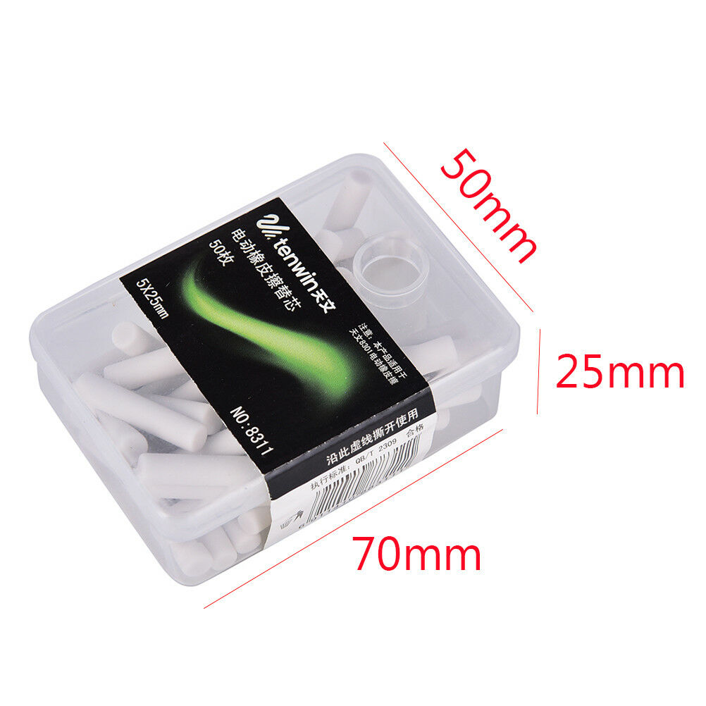 Electric Eraser Refill.Pencil Erasers Kids Mini Rubber School Office Supp.l8