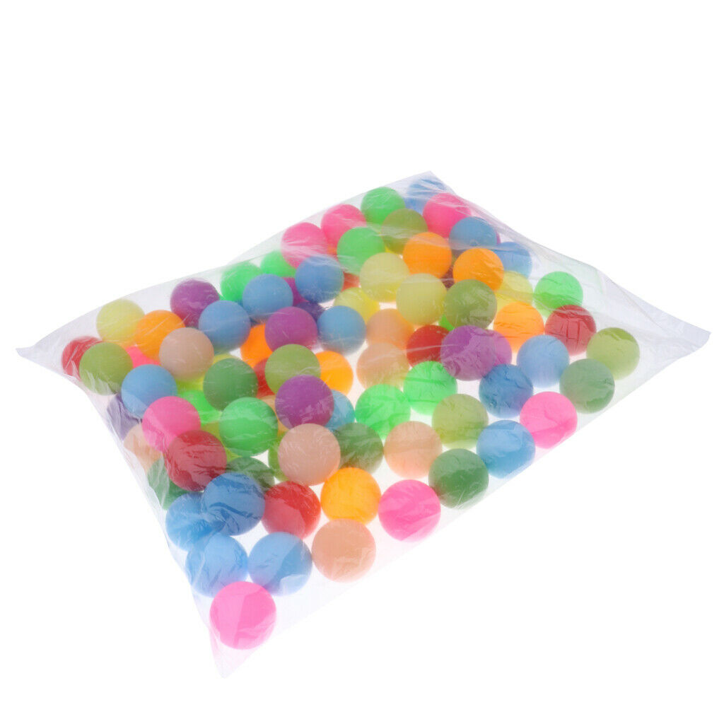 Prettyia 100pcs Table Tennis  Pong Balls / Club Beer Pong / Cat Balls