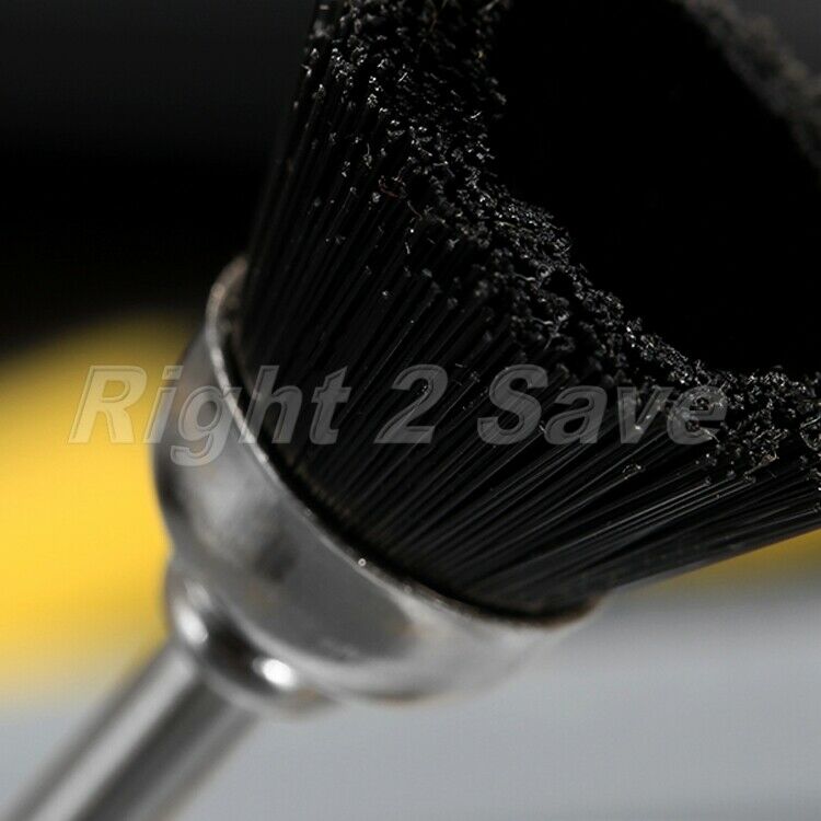 5Pcs Nylon Cup Polishing Wire Wheel Brush Grinding Burr Rust Removal Rotary Tool
