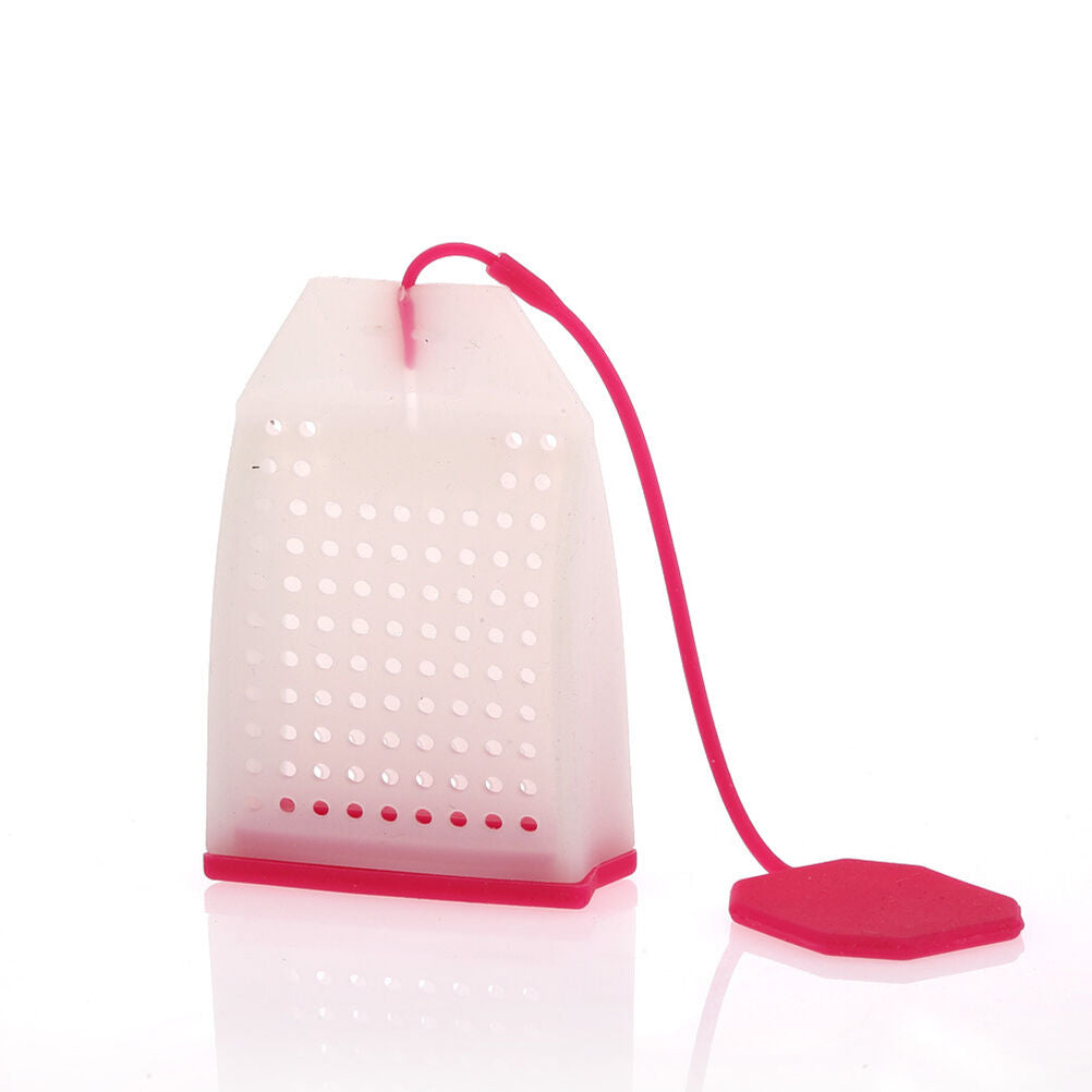 Bag Style Silicone Tea Strainer Herbal Spice Infuser Filter Diffuser Kitc.l8