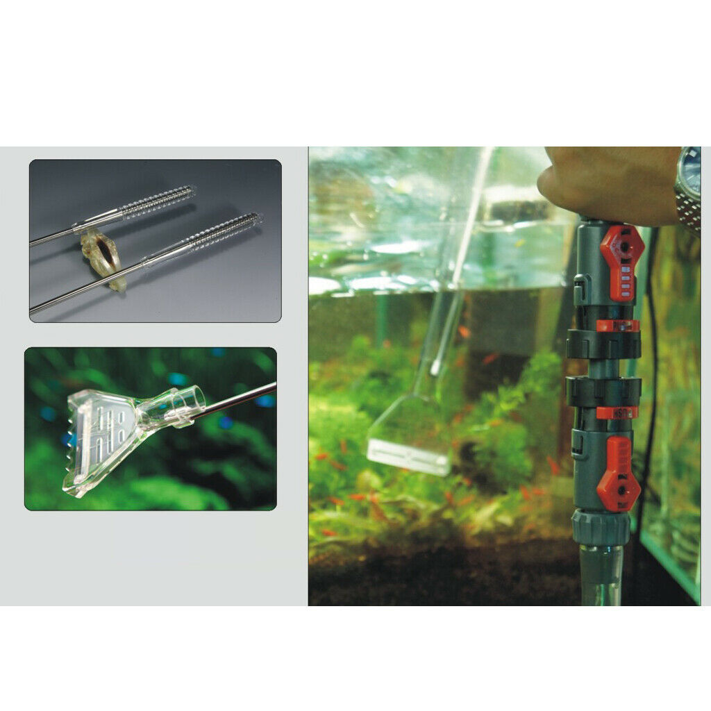 Aquarium Fish Tank Algae Coralline Stainless Steel Scraper Aquarium Cleaner