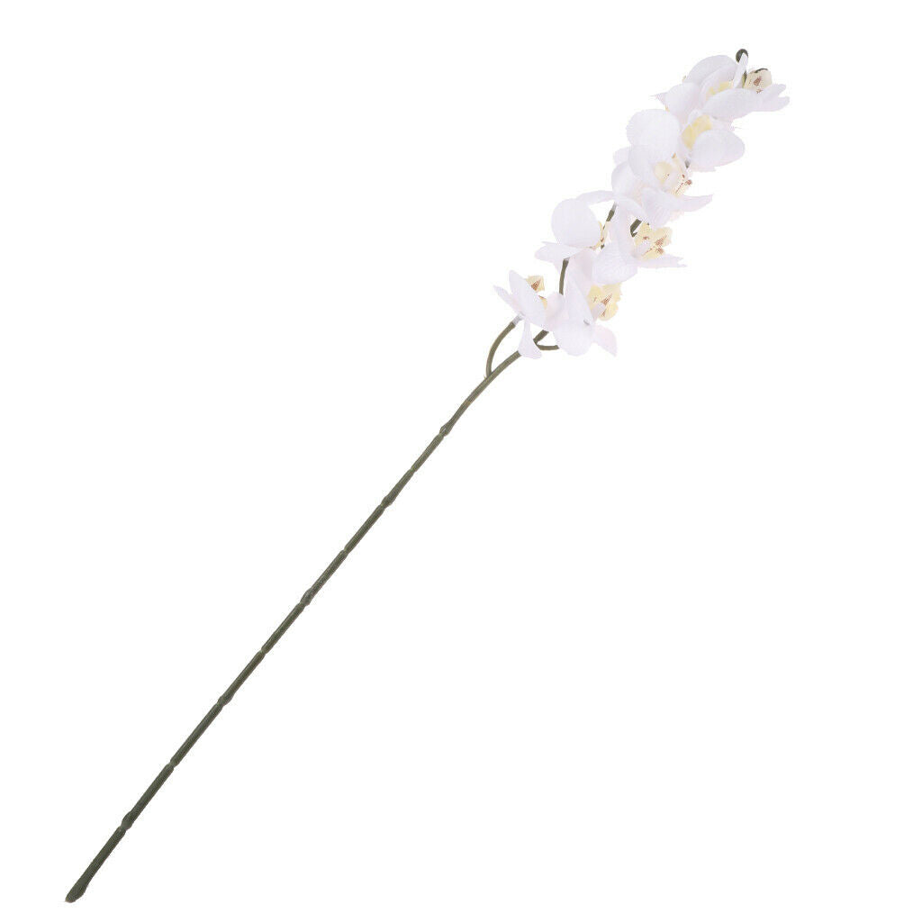 5 Bouquets of Artificial Flowers to Stitch Phalaenopsis Orchid with 12 Heads