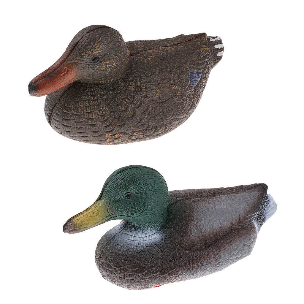 2 Pieces DUCK DECOY Floating Duck Decoy for Hunting Garden Decor