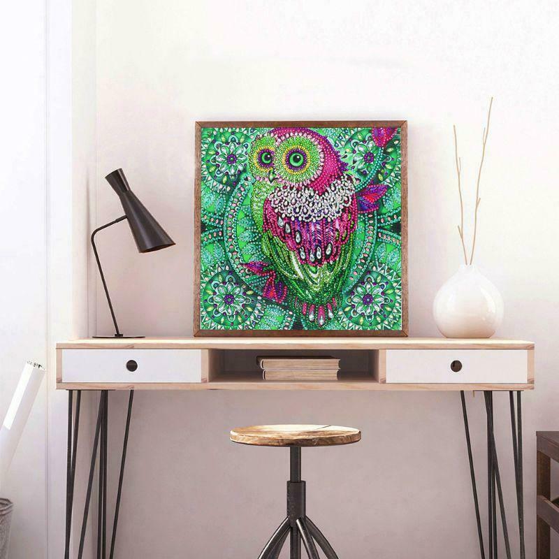 Animal Owl 5D Special Diamond Painting Embroidery DIY Craft Cross Stitch Kit