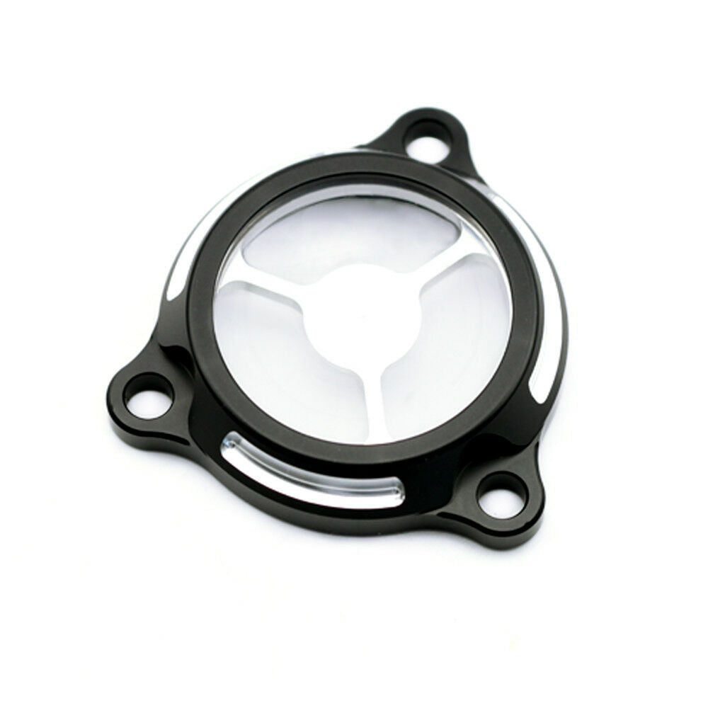 Black CNC Engine Oil Filter Cover Cap For SUZUKI DRZ400S/SM 2000-2021 Dirt Bike