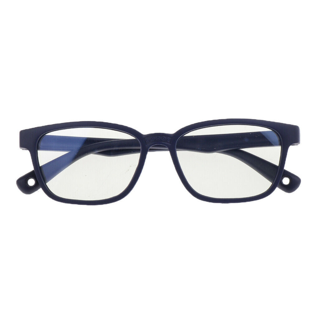 2pcs Plastic Stylish Kids Eyeglass Soft Frame Glasses Anti Eyestrain Eyewear