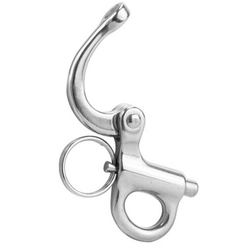 316 Stainless Steel Rigging Sailing Fixed Bail Snap Shackle Yacht Outdoor.l8