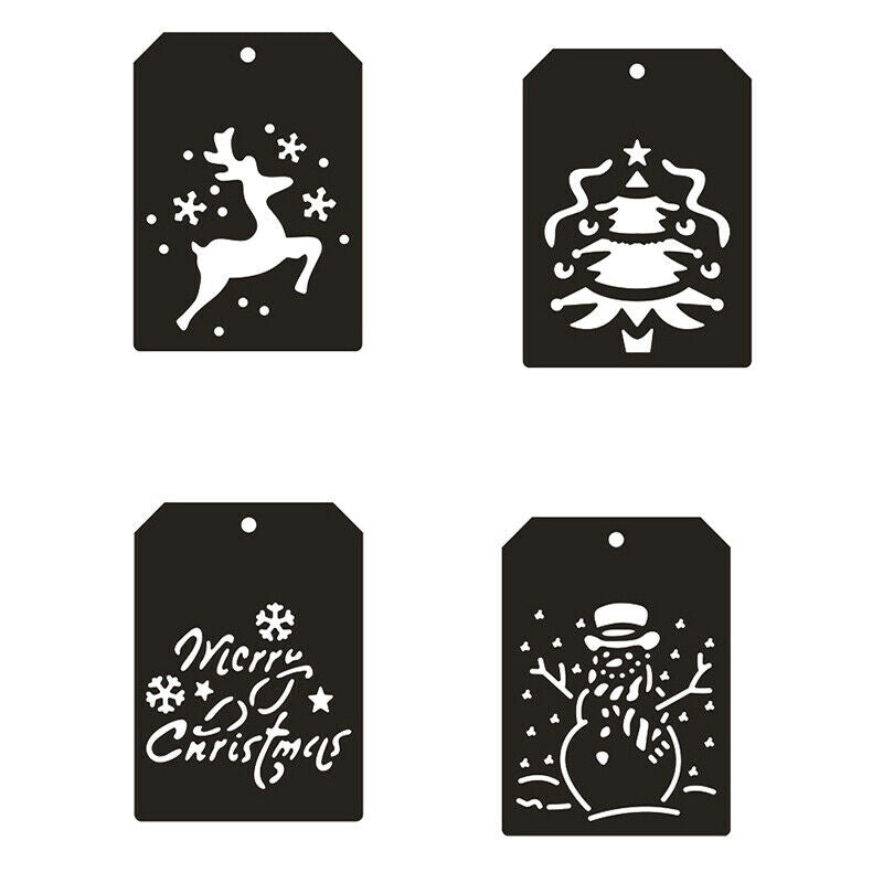 4pcs/set Christmas Metal Cutting Dies Set For DIY Cut Paper Craft Making  WLDFA