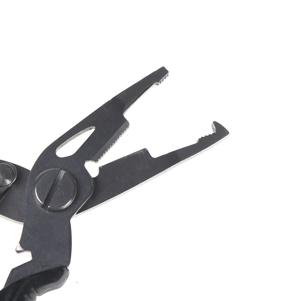 Fishing Plier Scissors Line Cutter Remove Hook with Fishing Clip Clamp Tackl Ad