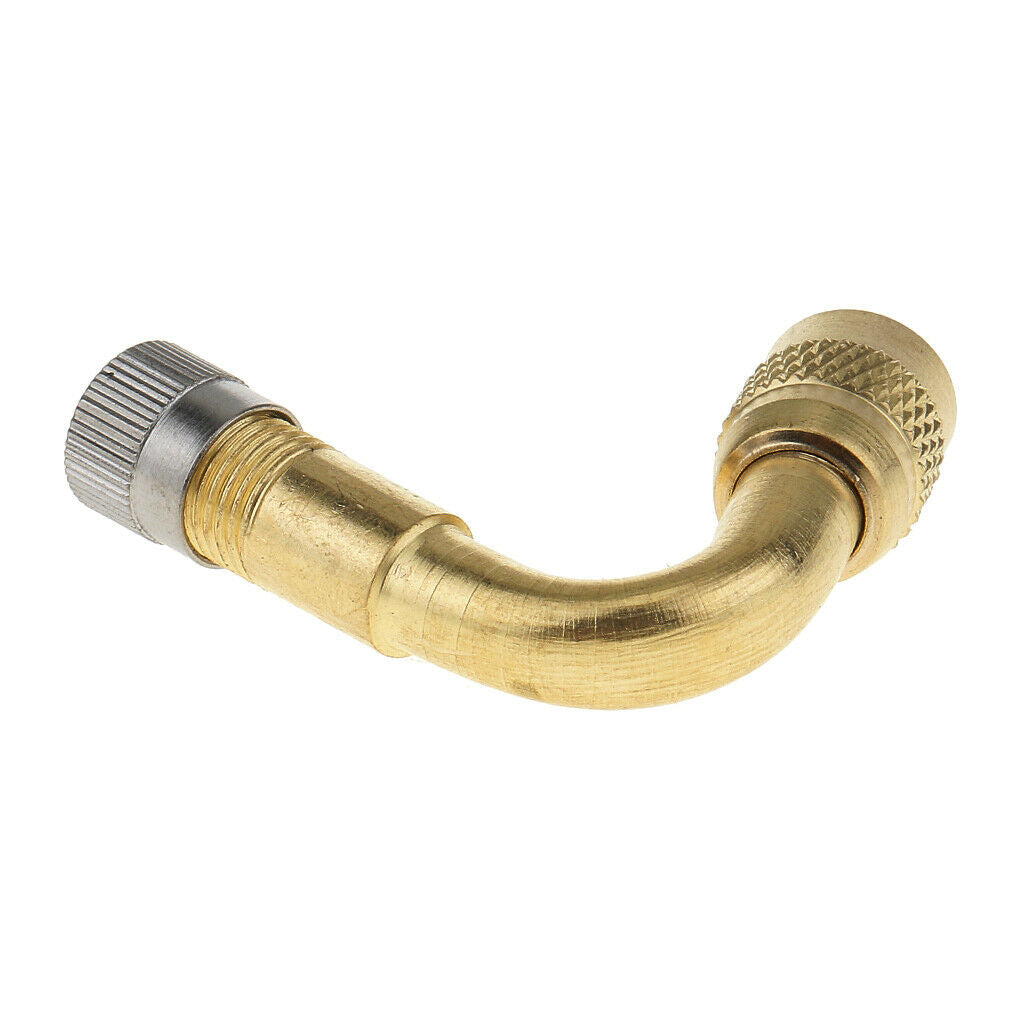 45 Degree Car Brass Tire Valve Stem Extension Replacement Parts Accessories