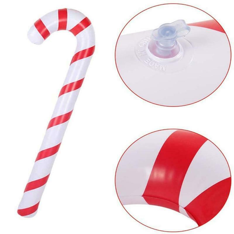 Inflatable Christmas Canes Candy Themed Holiday Party Home Outdoor Decoration