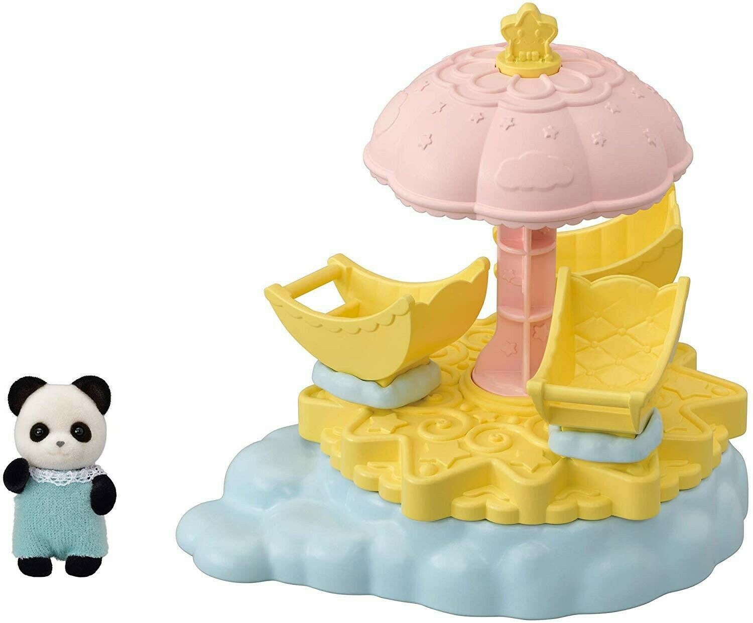 Sylvanian Families Baby Star Carousel Amusement Land Set 5539 Role Play Age 3+