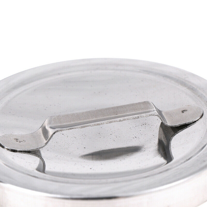Stainless Steel Medical Dental Cotton Tank Alcohol Disinfection Jar Container SJ