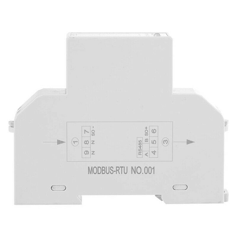 5-100A 220V Energy Meter Single Phase RS485 MODBUS Protocol LCD Backlit DisplaS9