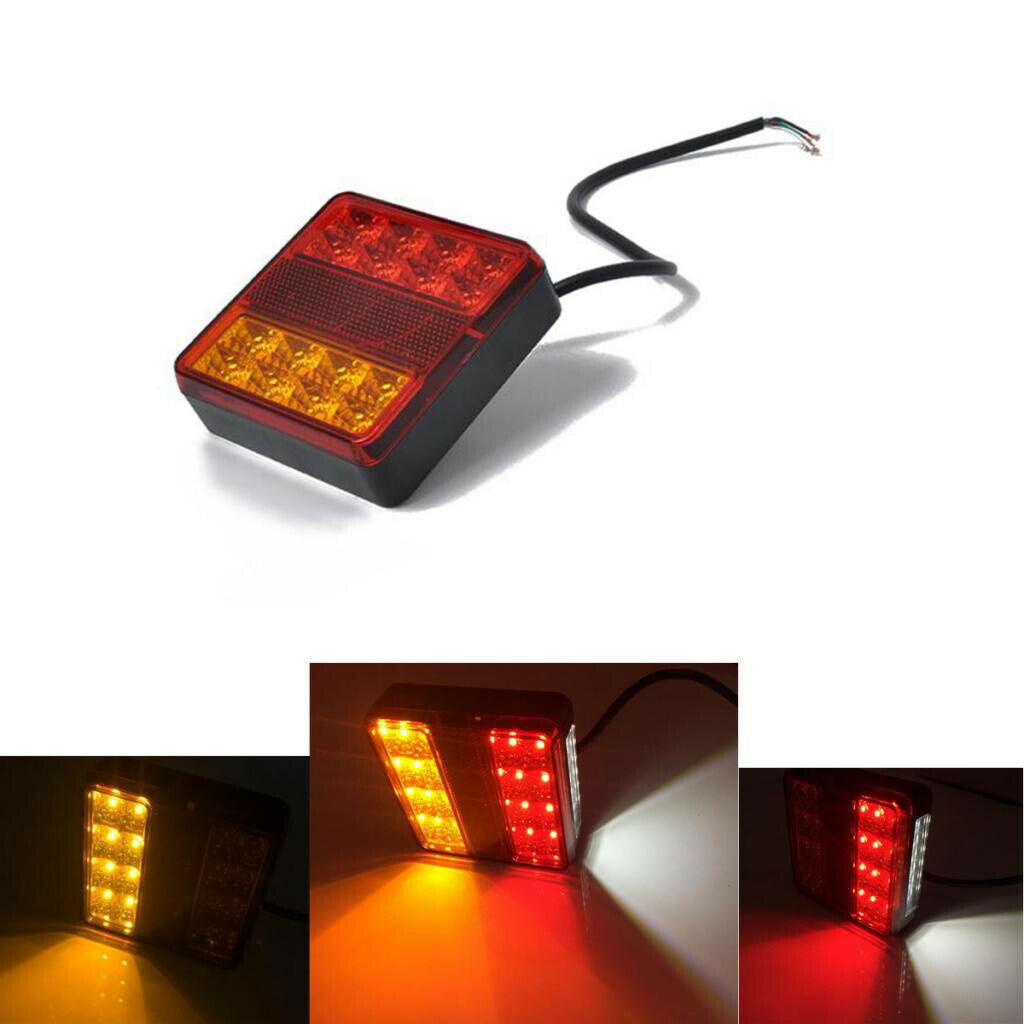Truck Trailer Rear Lamp Tail Light 22 LED Stop Backup Lamp Turn Signal Light