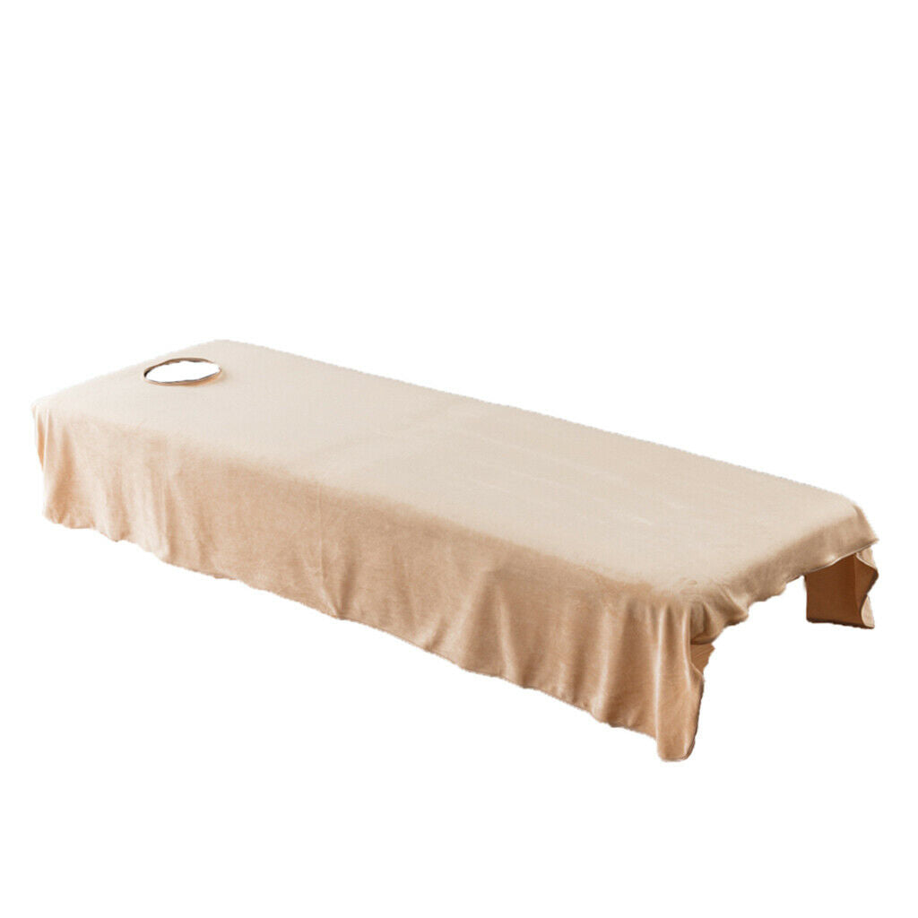 Pack 2 Comfort Crystal Velvet Massage Table Sheets Cosmetic Hotel Bed Cover