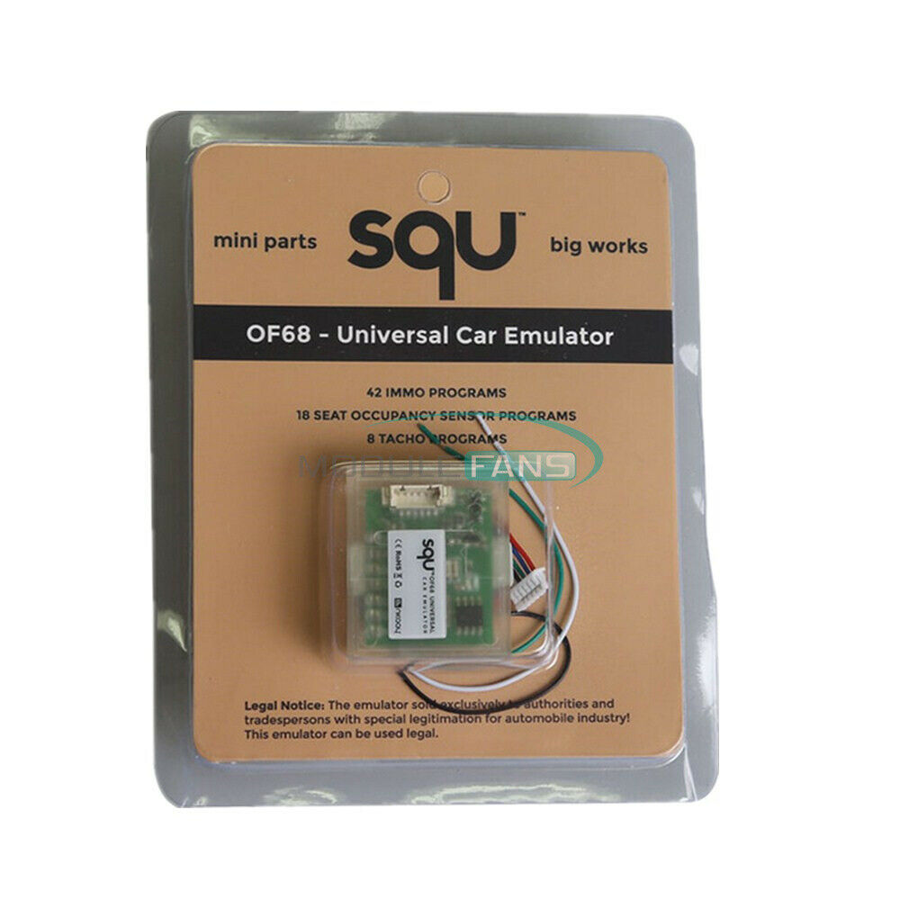 Universal Car Emulator Diagnostic Supports IMMO/Seat Occupancy Sensor SQU OF68