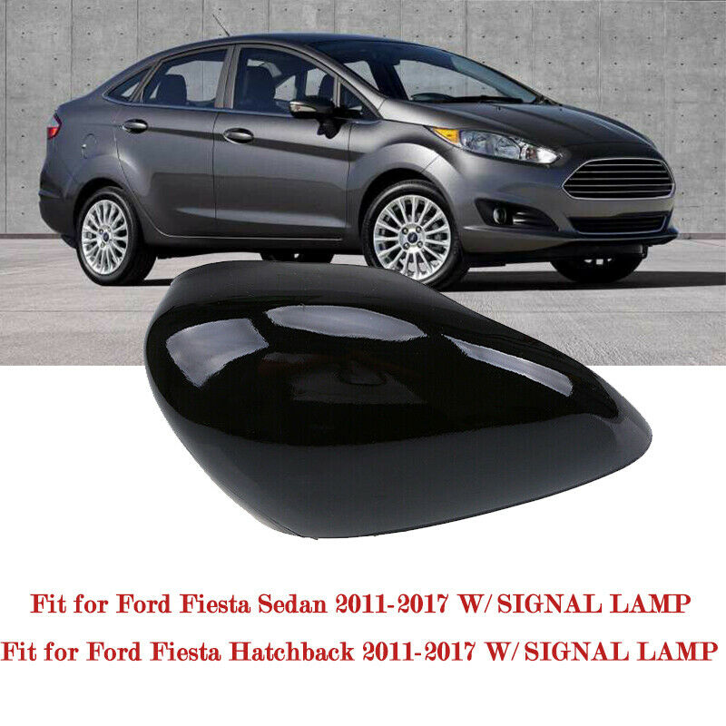 Right Passenger Side Rear View Mirror Cover Cap Fit Ford Fiesta SedanÂ 2011-2017