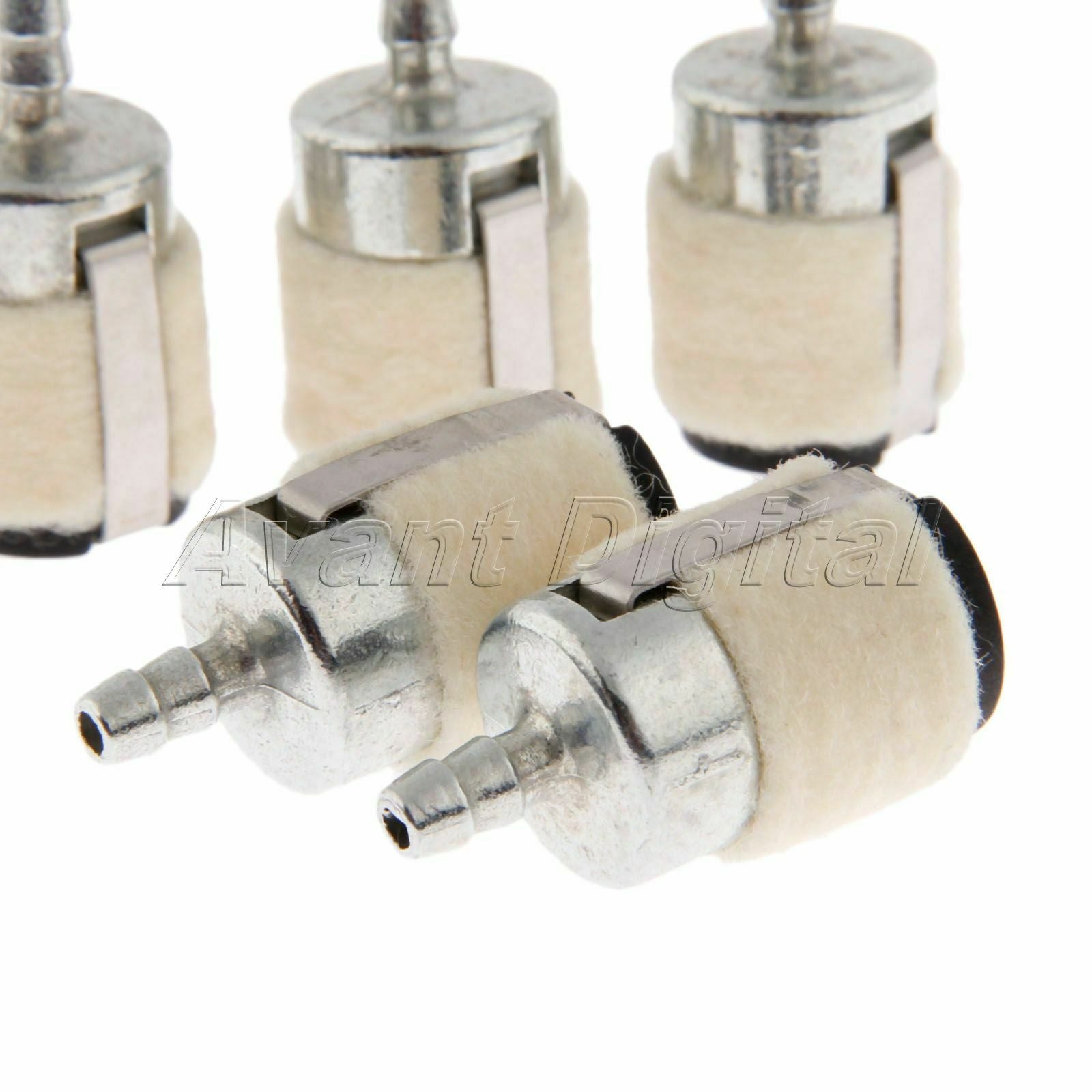 5pcs Wool Fuel Filters Earth Auger Water Pump Parts for Chain saw Brush Cutter