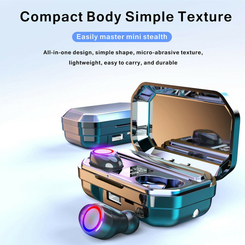 Bluetooth 5.0 TWS Earphone Headset Earbuds Earphones Wireless Headphones Stereo