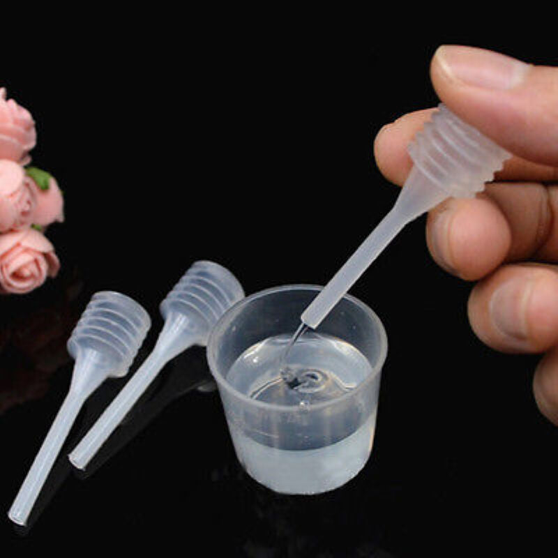 10X Small Plastic For Perfume Diffuser Bottle Mini Liquid Oil Dropper NTBD