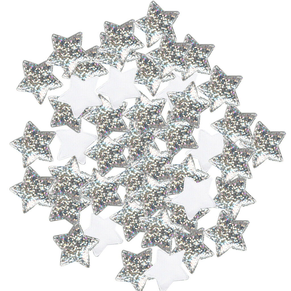 100 Pieces Glitter Star Confetti Sprinkle Iridescent Metallic Table Decor