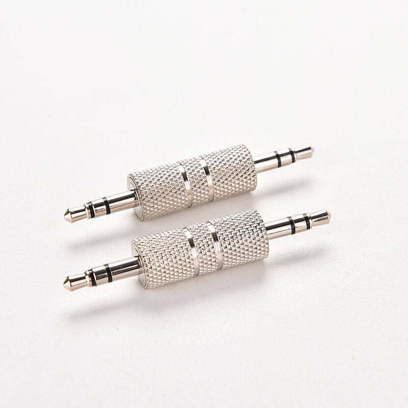 2X 3.5mm Stereo Male to Male Audio Headphone Adapter Jack Coupler Connecto.l8