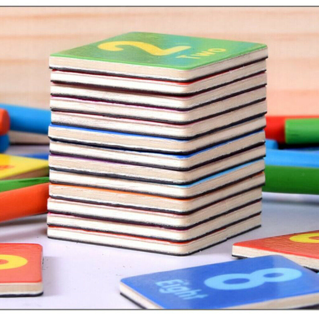 Counting Sticks Wood Card Mathematics Teaching Aids Puzzles Toys Age 3+