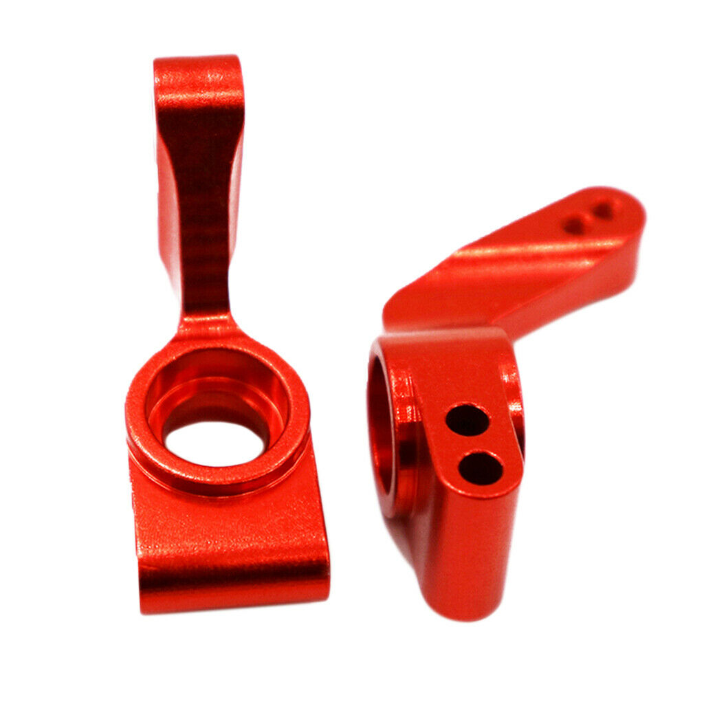 2WD Rear Hub Carrier Rear Arm Wheel Hub Carrier for 1/10 RC Car Red