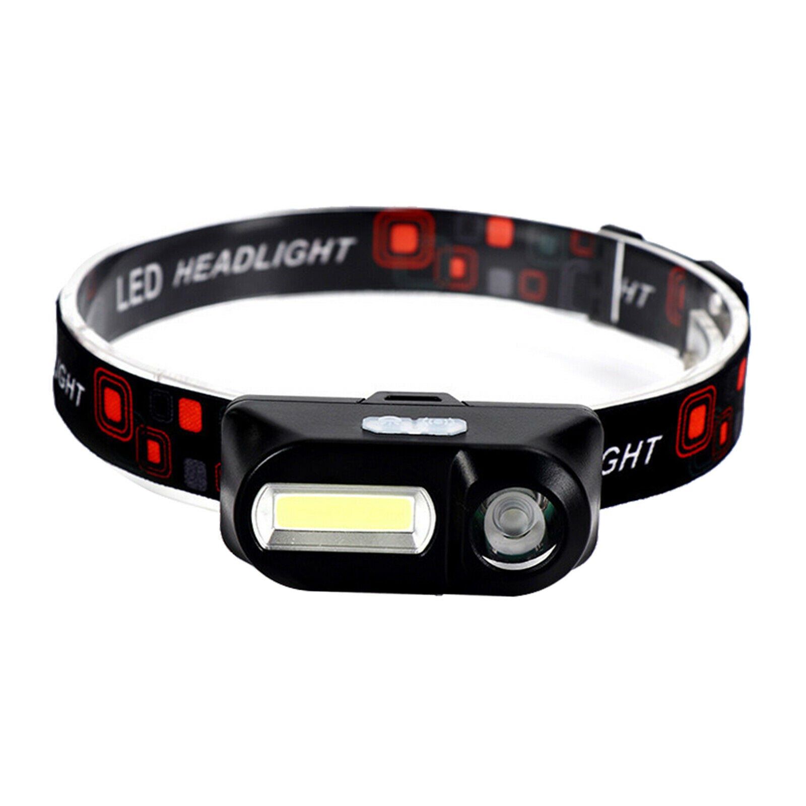 LED Headlight USB Camping Outage Fishing 6 Models Head Torch Headlamp Work