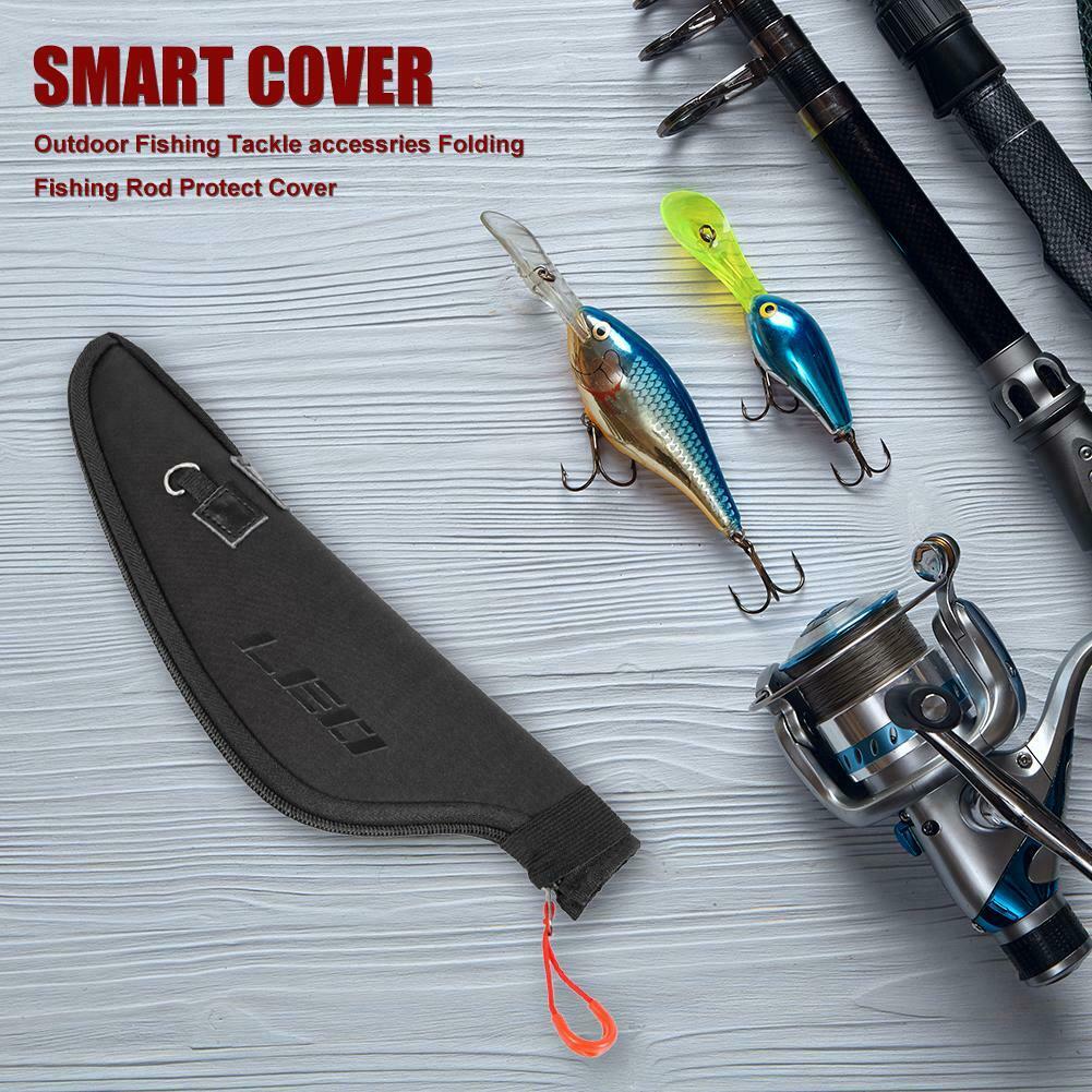 Composite EVA Folding Fishing Rod Guided Ring Protect Cover Sea Fish Gears @