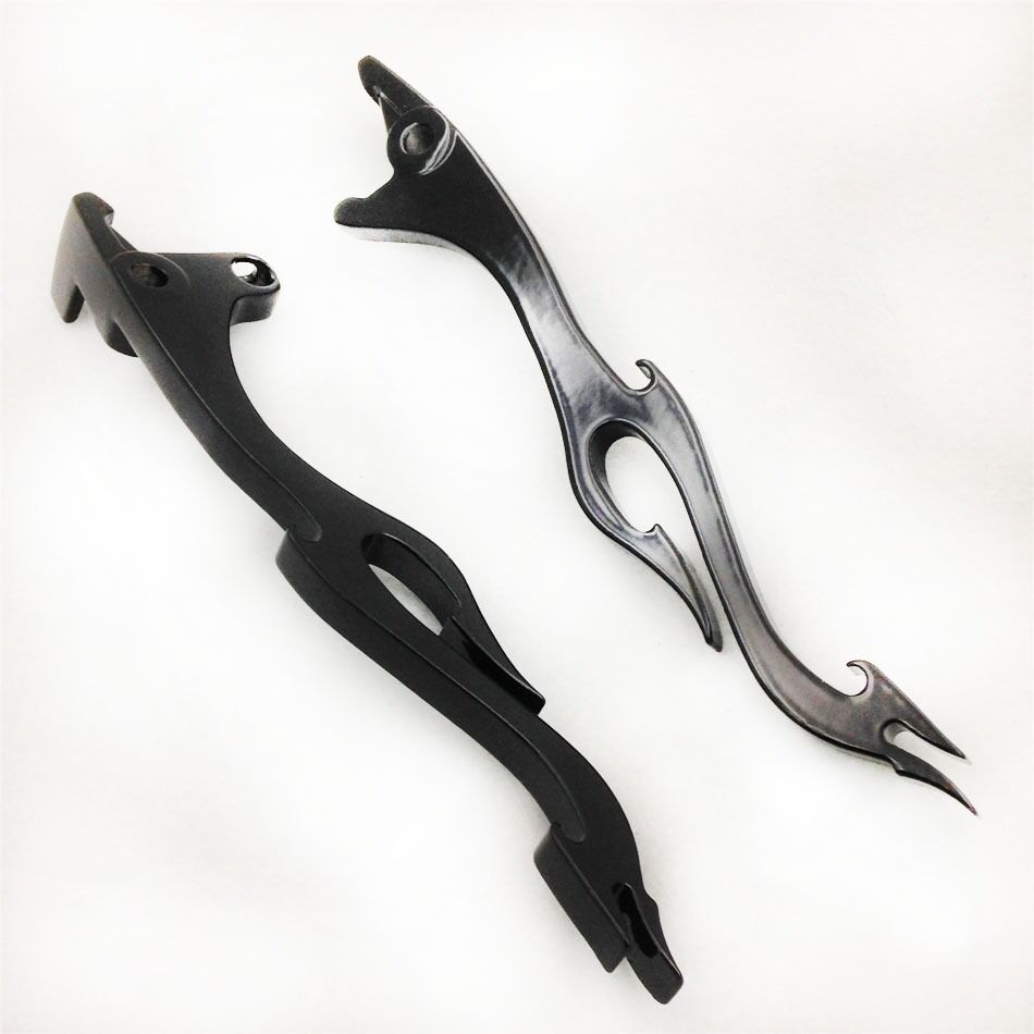 X.Black Brake Clutch Flame Hand Levers for Kawasaki Vulcan 1500 1600 2003-2008