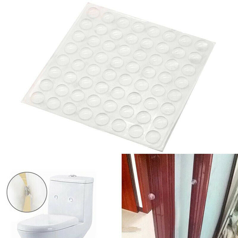 20pcs Silicon Rubber Clear Self Adhesive Sticky Pads For Cupboard Sofa Furniture